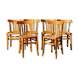 6 bistro chairs 40s