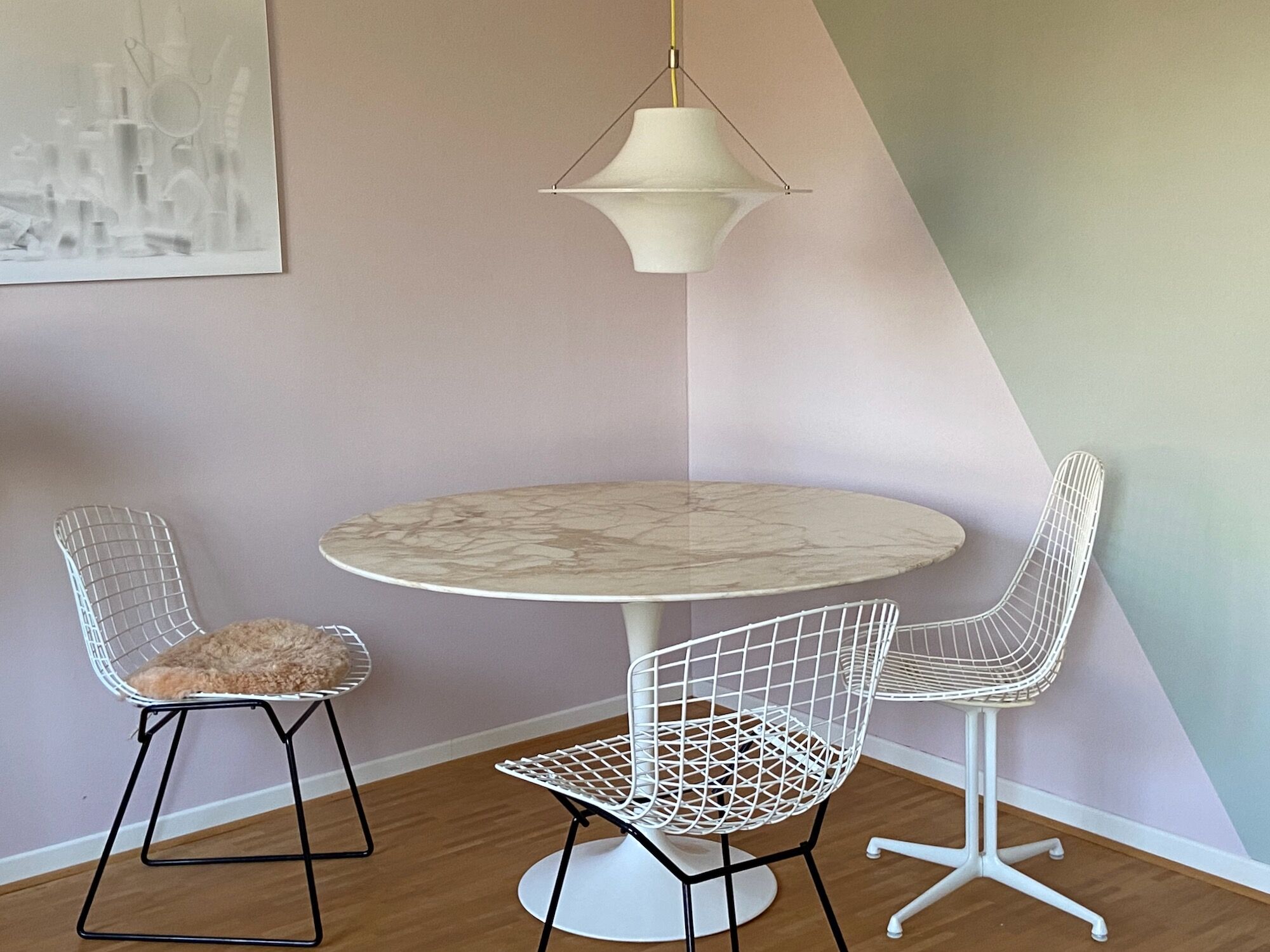 ‘Sky Flyer’ Ceiling Lamp Designed by Yki Nummi, Finland, 1960s