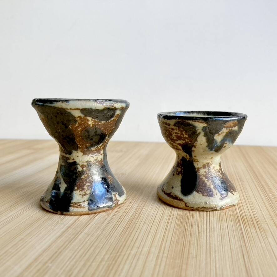 Coquetiers grès vintage