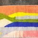 Beni Ouarain wool rug Contemporary graphic design size 200cmx150
