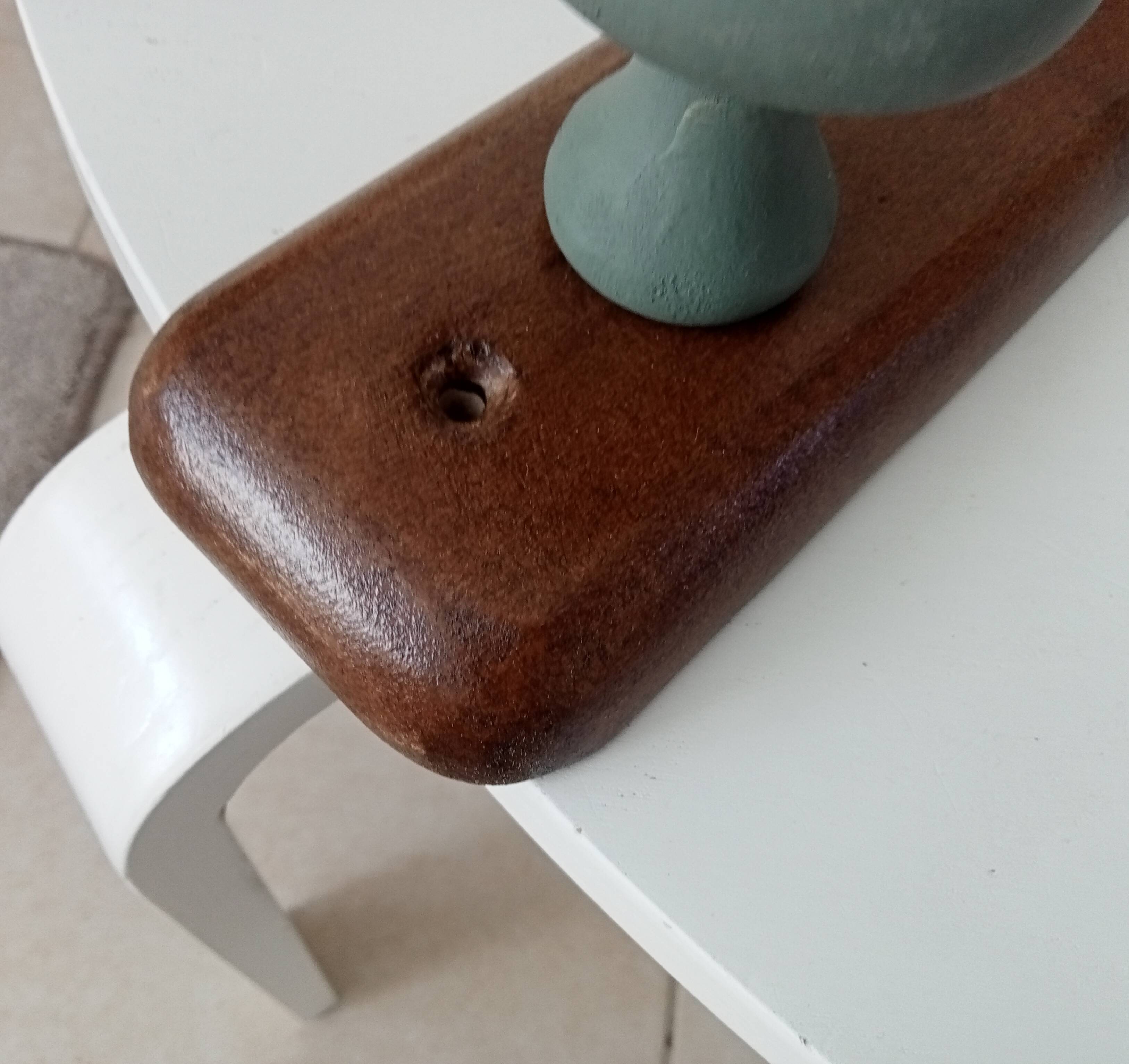 Vintage wall coat rack