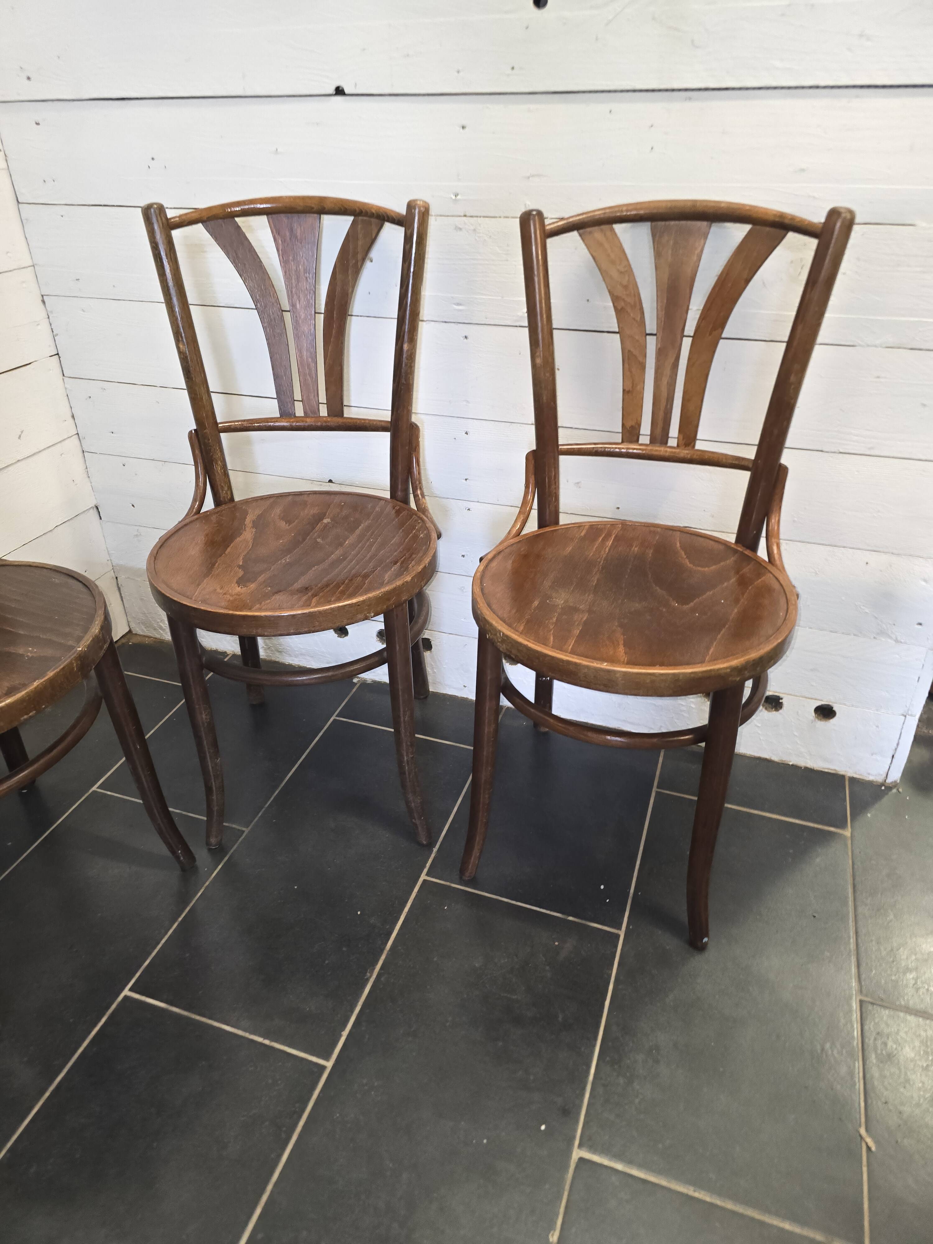 4 bentwood bistro chairs