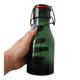 Pair of old green glass jars/bottles – models 1/2 and 1 1/