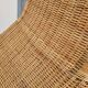 Vintage rattan chaise longue deck chair - 1970s