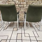 Pair of vintage office meeting chairs