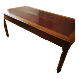 Wood and leather minister's desk