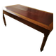 Wood and leather minister's desk