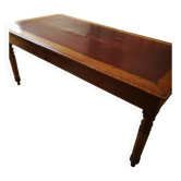 Wood and leather minister's desk