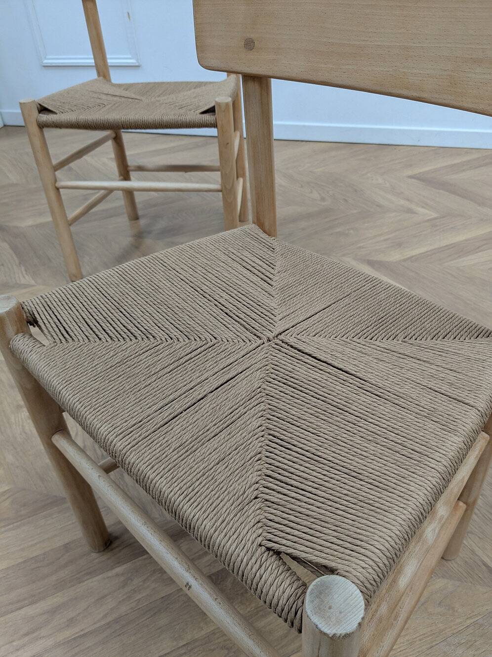 4 J39 Folkestol chairs by Borge Mogensen