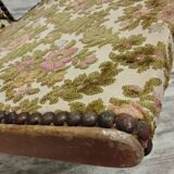 Antique rocking footrest