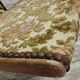 Antique rocking footrest