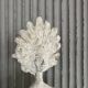 Sculpture en fibre de verre à taille réelle d'une femme, dans le style de Giacometti. France, années 1970.