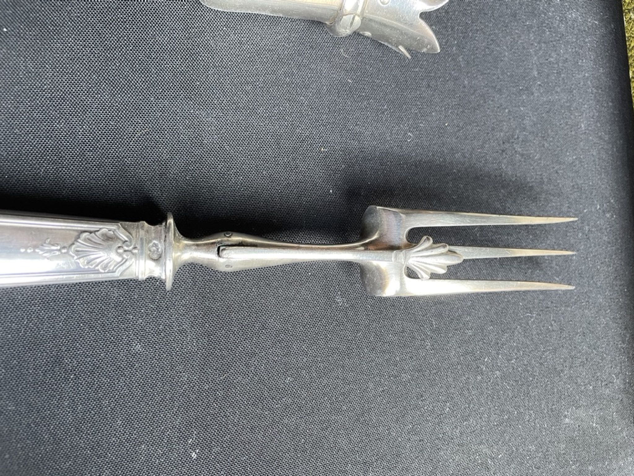 Service à découper Argent Minerve style Louis XV
