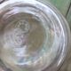 Set of 10 brown glasses and a carafe made in Belgium