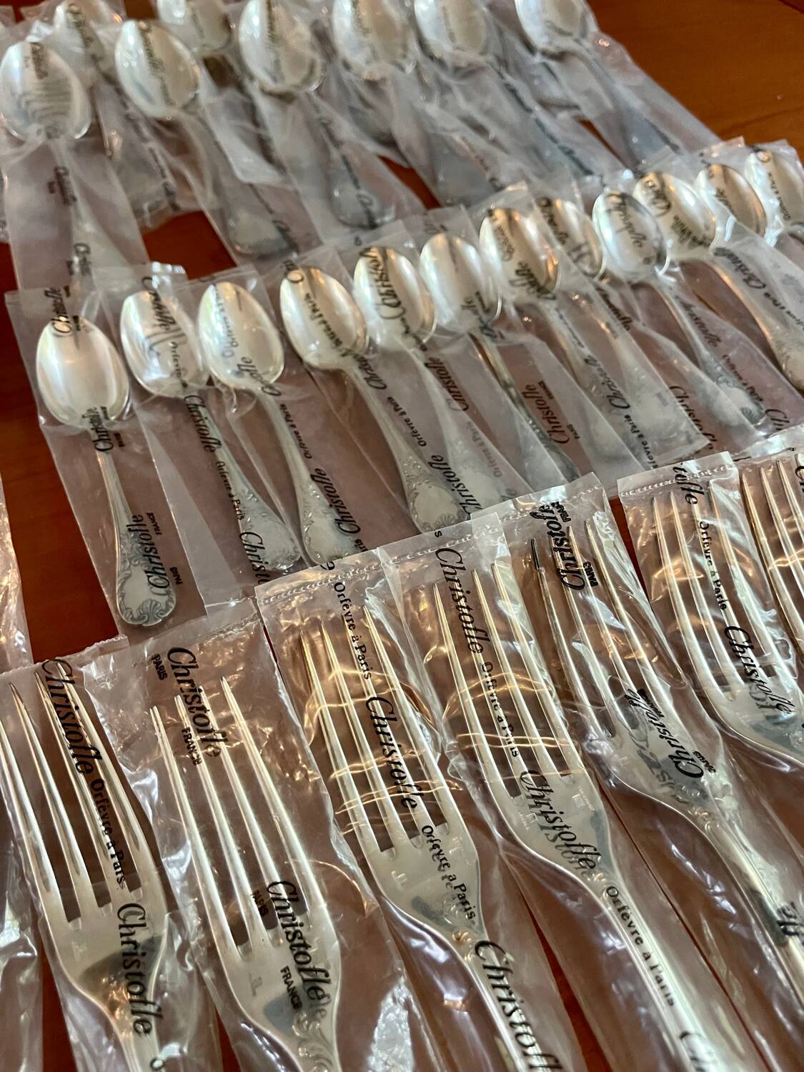 Christofle Marly new cutlery 37 pieces in sealed blister