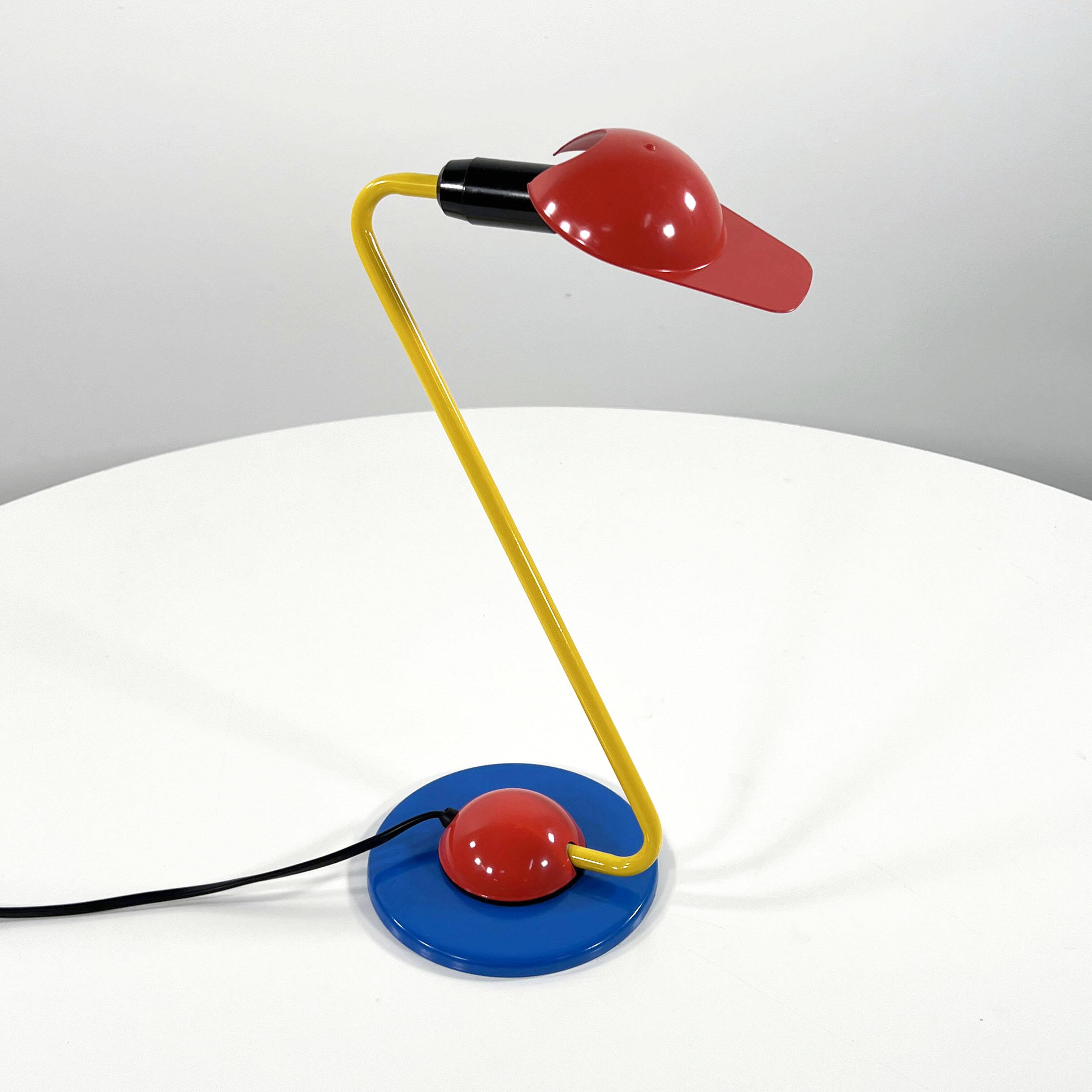 Lampe de table tricolore Hema, 1980