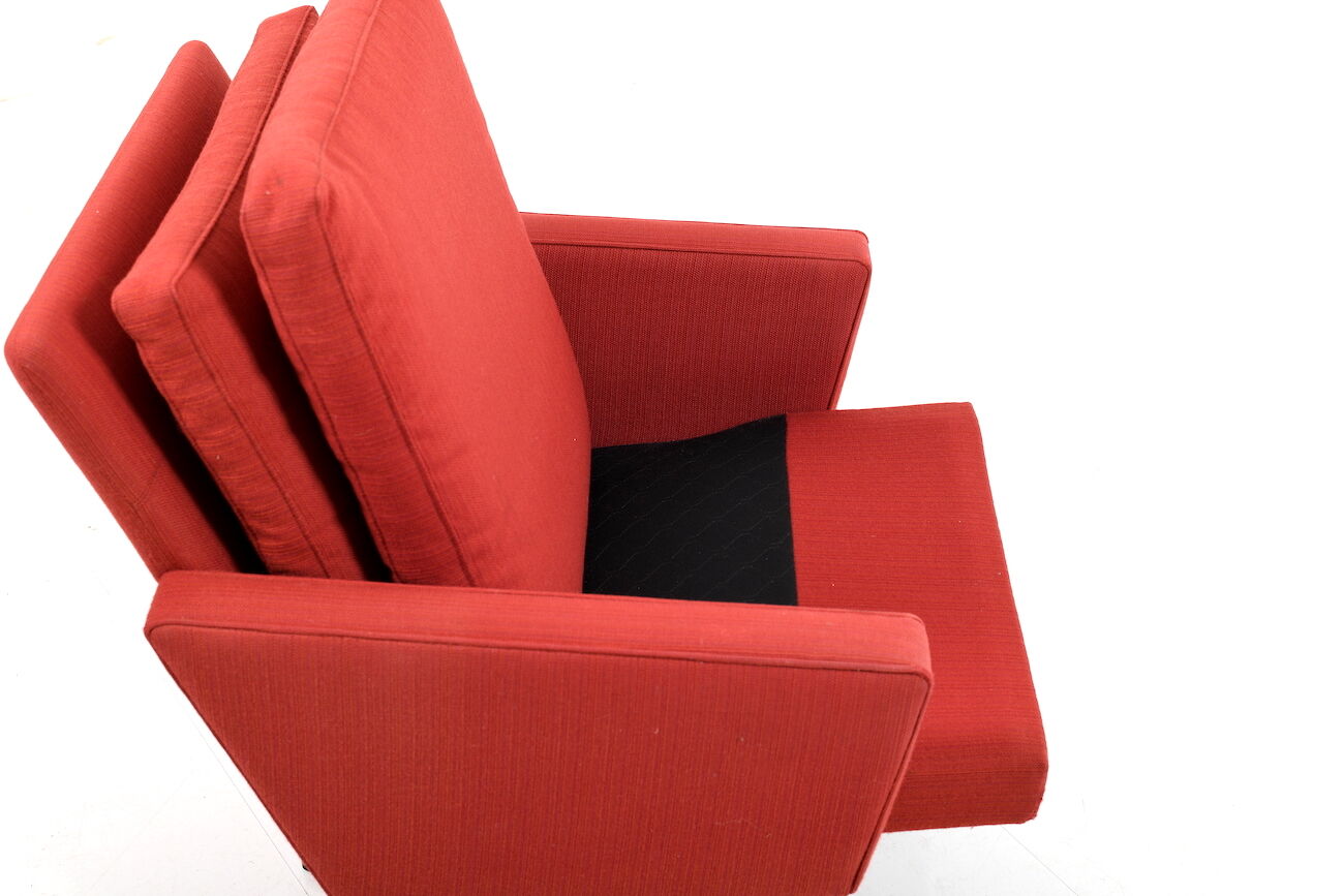Fauteuil de salon danois pivotant du milieu du siècle