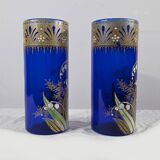 Paire de Vases Legras « Les Muguets », Art Nouveau – Fin XIXe