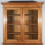 Small two-body library buffet in solid cherry wood – 1900