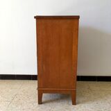 Vintage 50s oak bedside