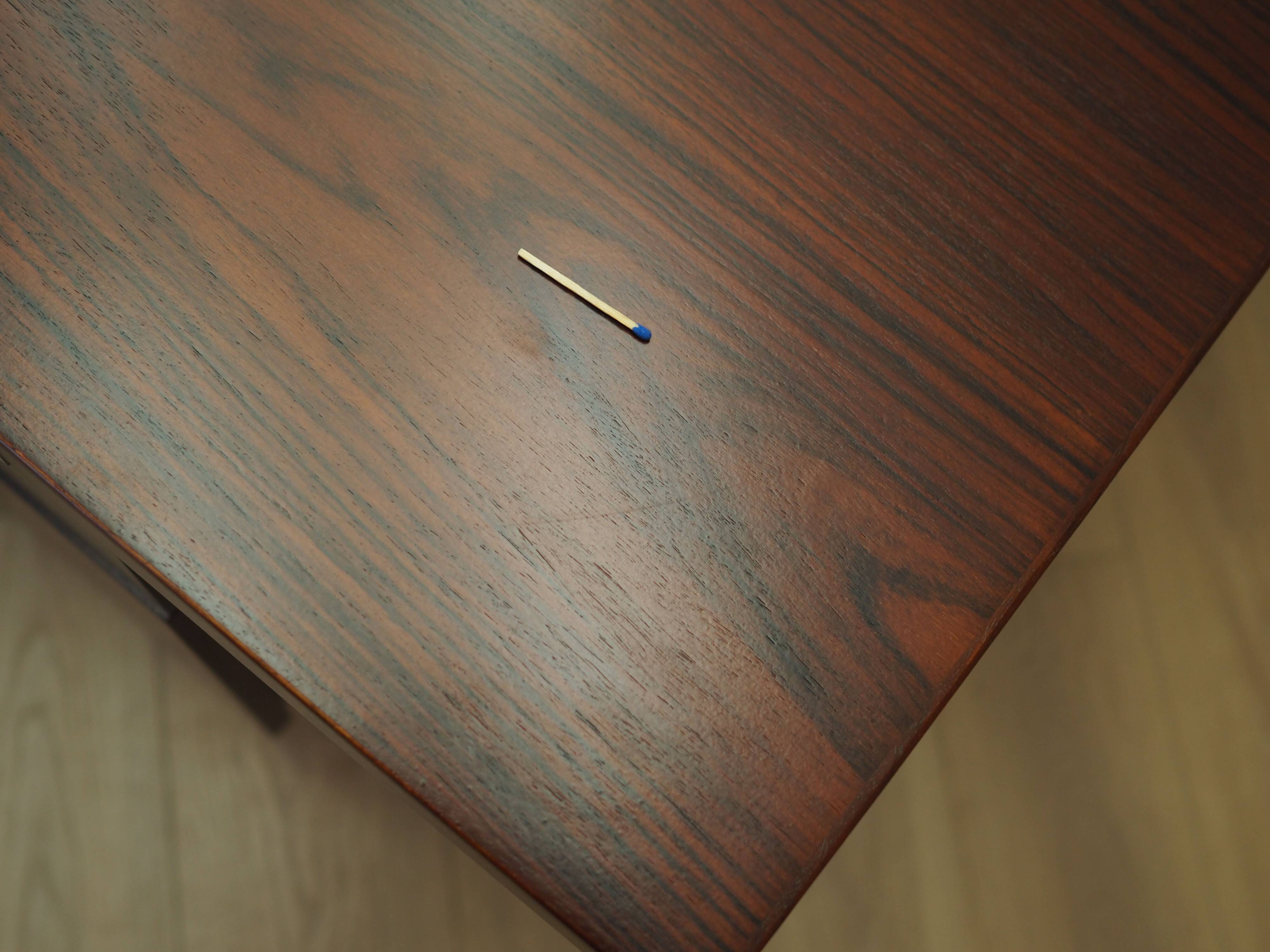 Bureau en palissandre, design danois, années 1970, designer : Marius Byrialsen, fabricant : Nipu Møbler