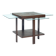 Art deco sidetable with glass tops, 1930s