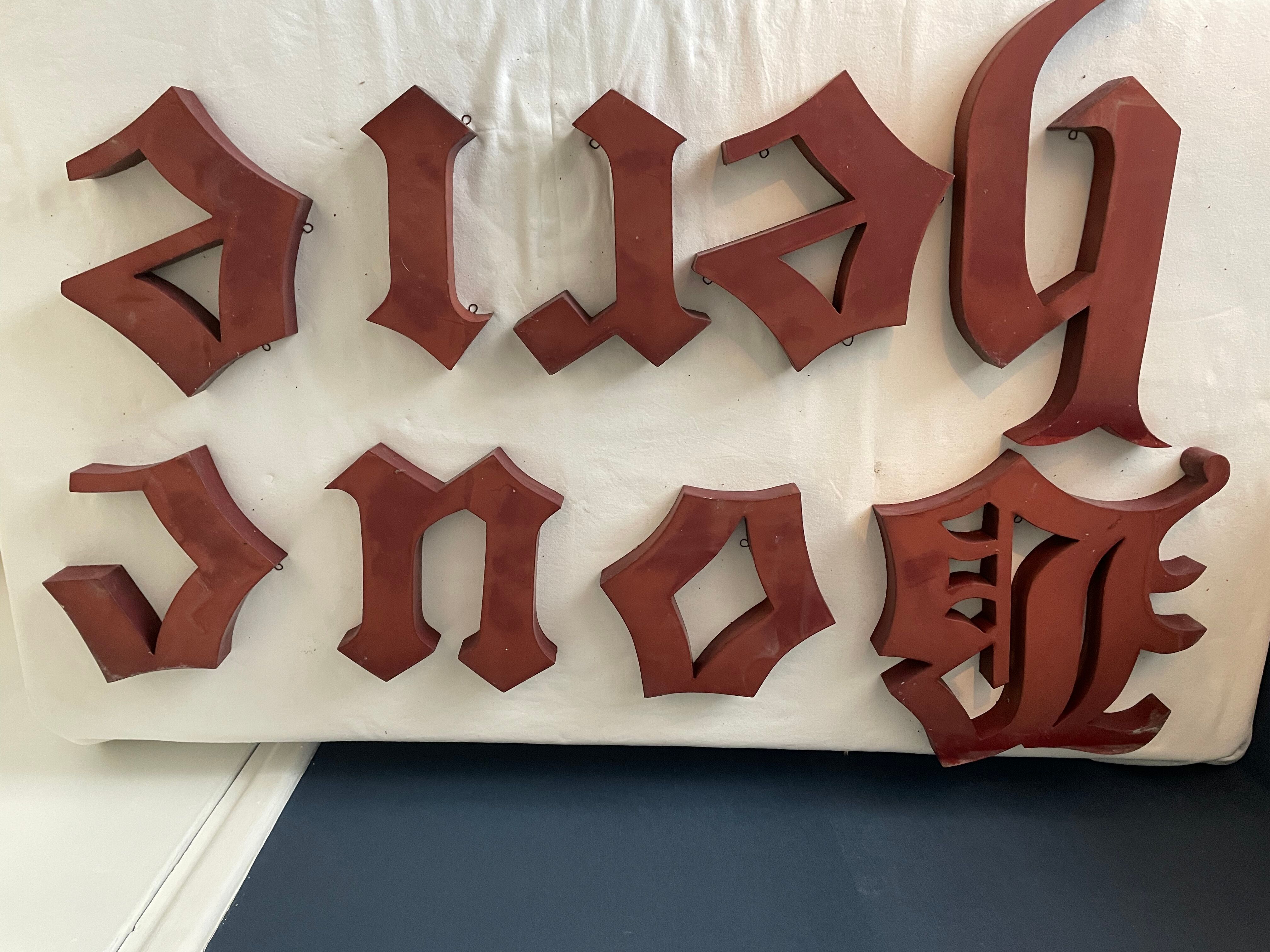 Sign Letters