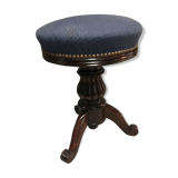 Napoleon III mahogany piano stool