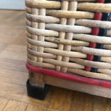 Rattan chest stool