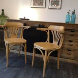 Pair of bistro chairs