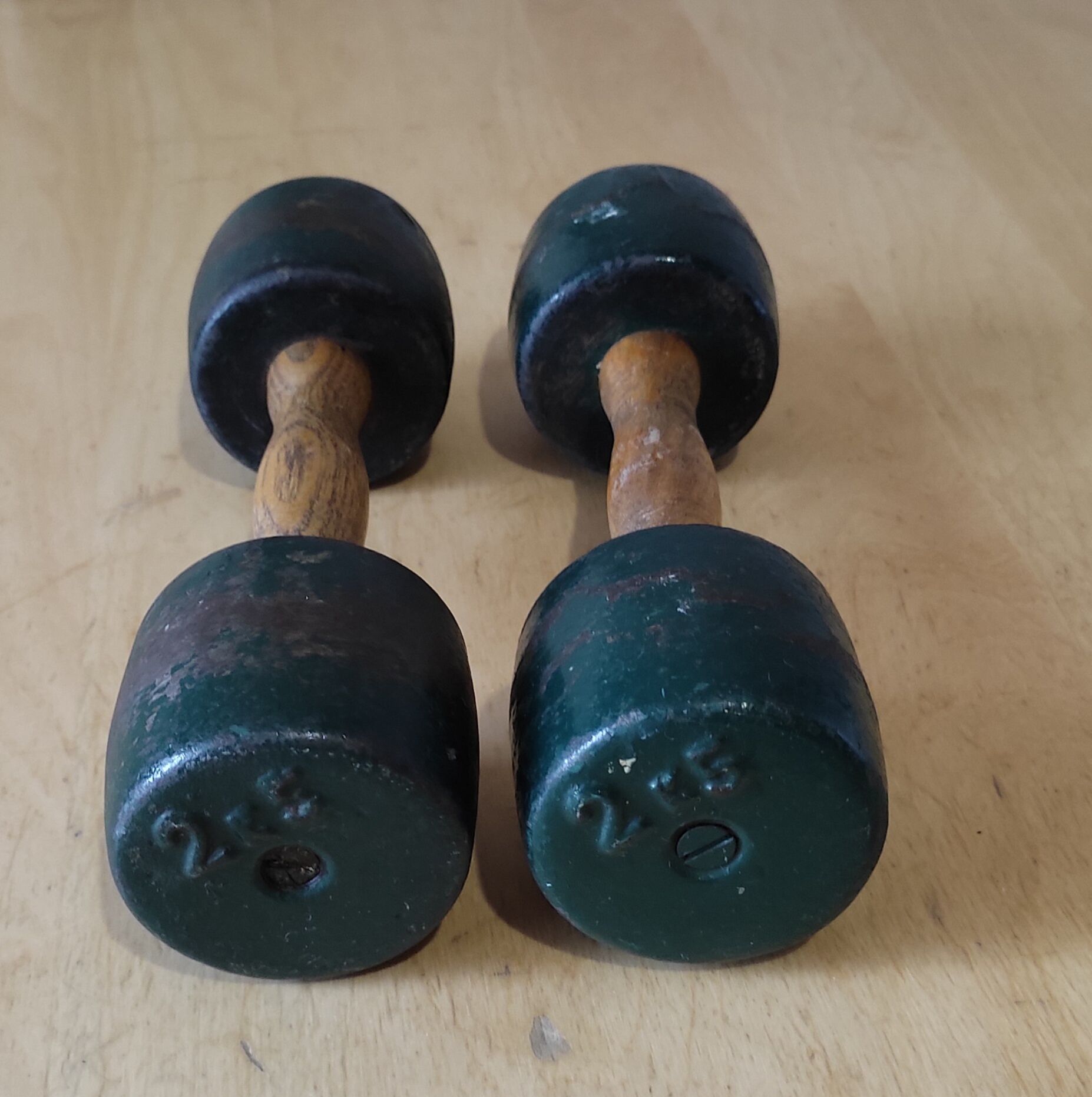 Haltères vintages 2,5 kg