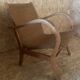 Bauhaus armchair in wood and rope by Erich Dieckmann