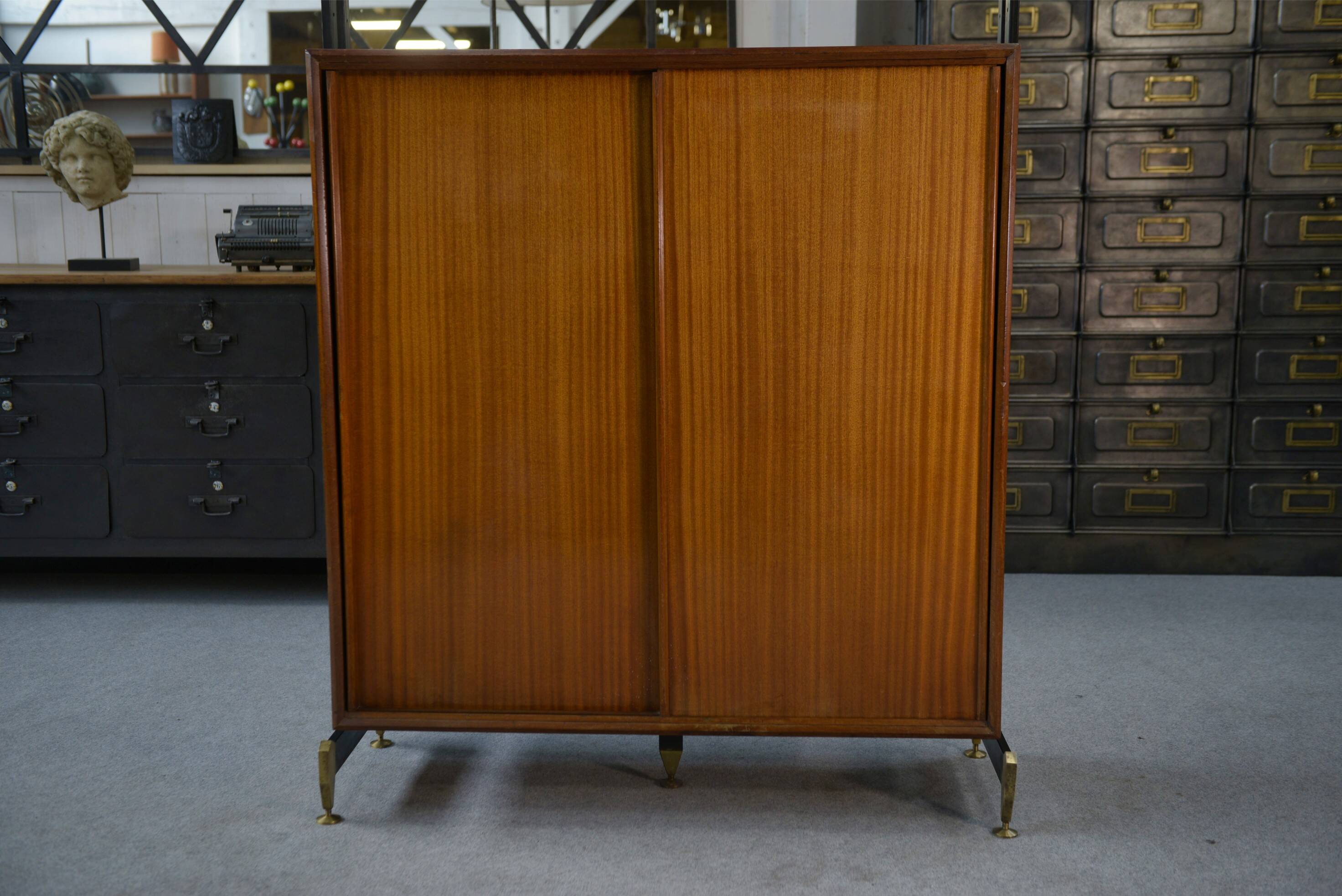 Minimalist shelving unit by Antonio Ferretti Milano 1960’s