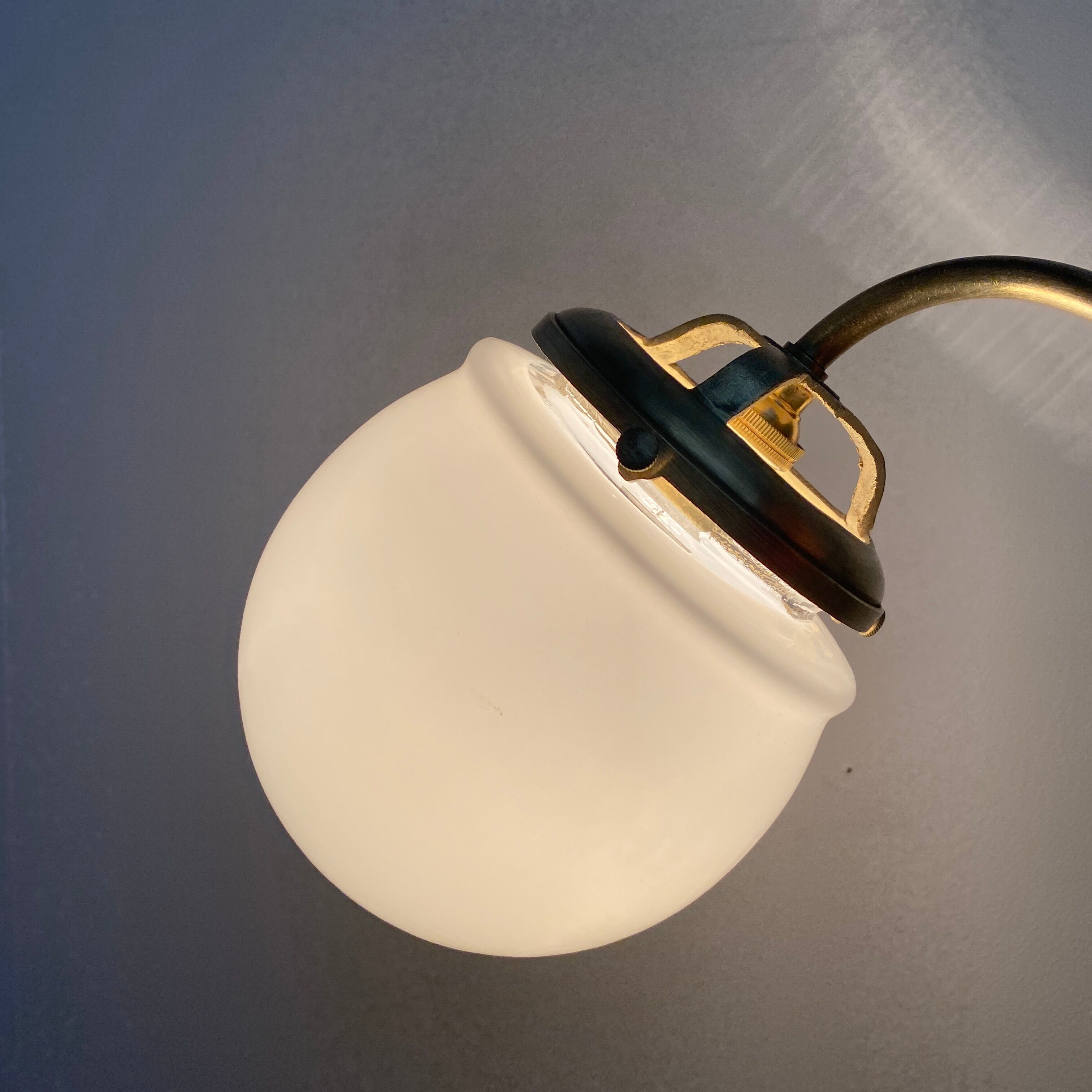 Ancient opaline 1950 vintage opaline