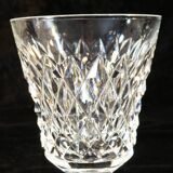 11 wine glasses in Crystal cut with diamond tip CRISTALLERIE DE LORRAINE