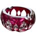 Ruby crystal ashtray Val Saint Lambert Vintage