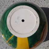 Ceramic lamp, vase and matching plate, Drimmer