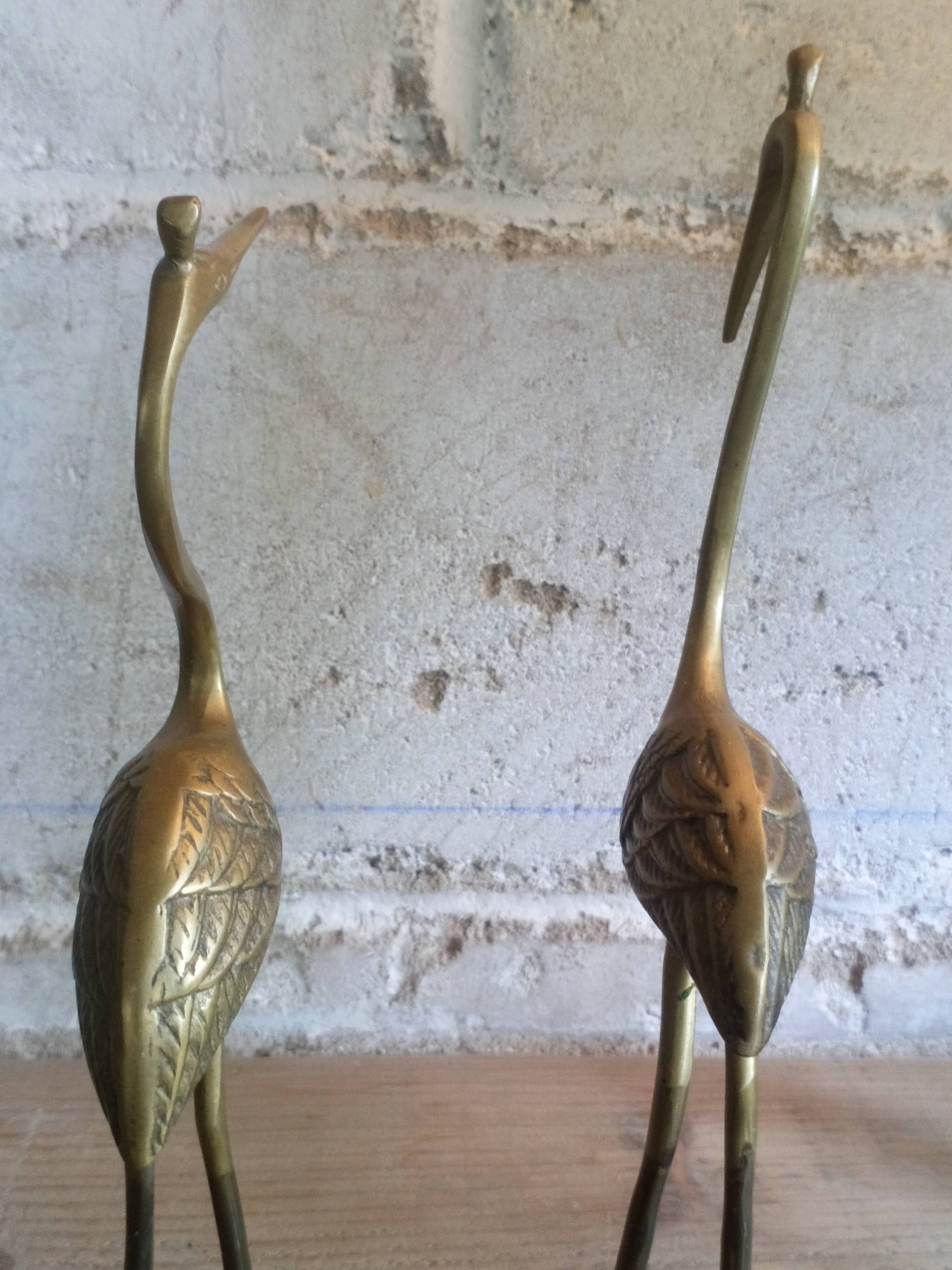 Couple of brass waders