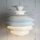 Lampe à suspension scandinave danoise "Barcelona" en forme d'artichaut par Bent Karlby, années 1960