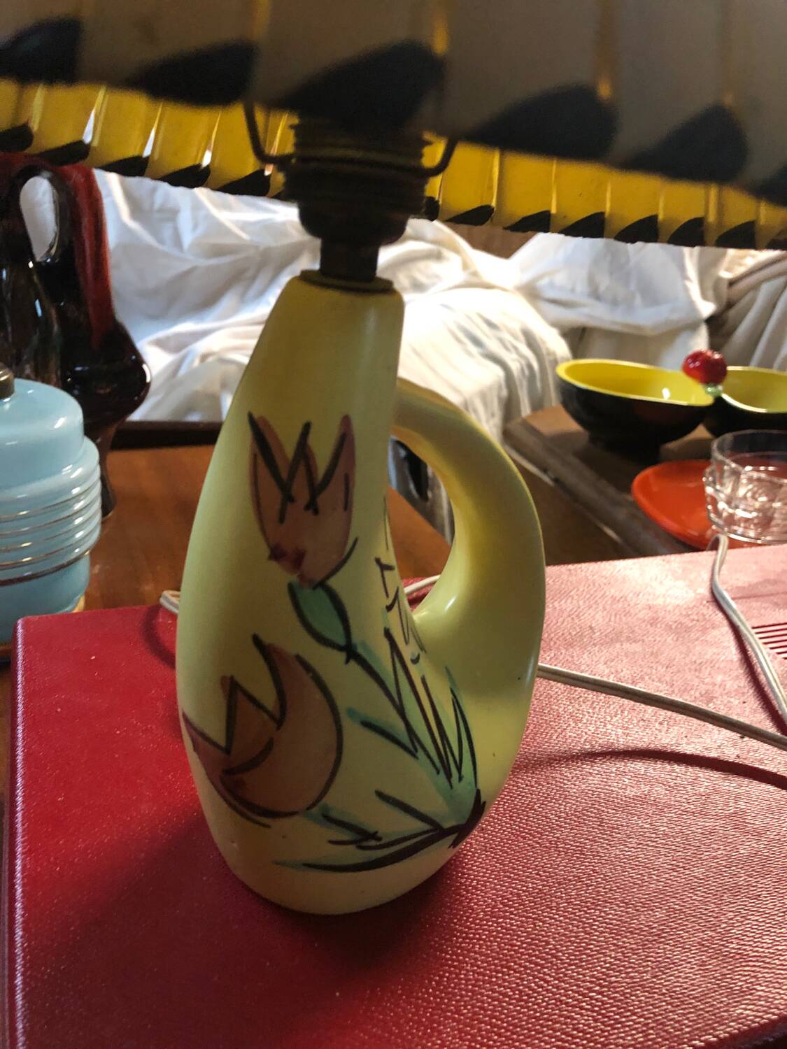 Vintage ceramic lamp