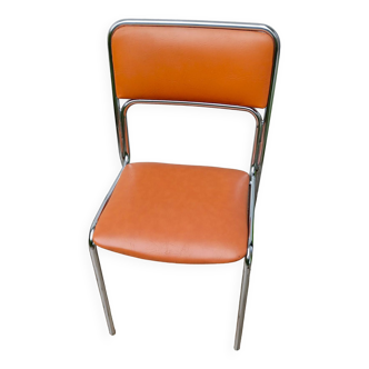 Chaise Space Age Soudexvinyl Orange