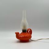 Vintage ceramic lamp, made in italy 1960