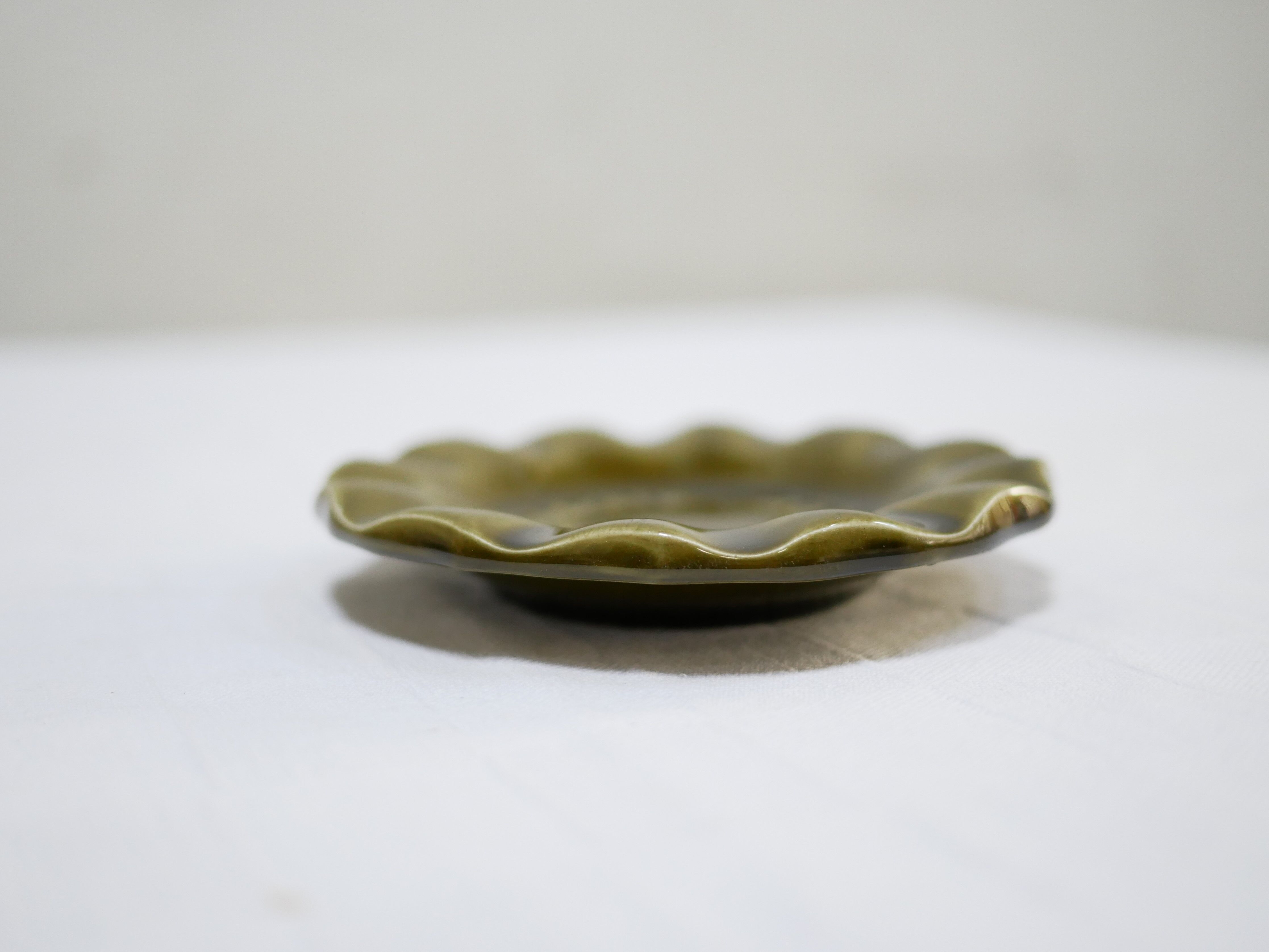 Vintage ceramic ashtray by the Saint Clément manufacture