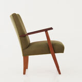 Armchair, teak construction, Scandinavian design of the 70s