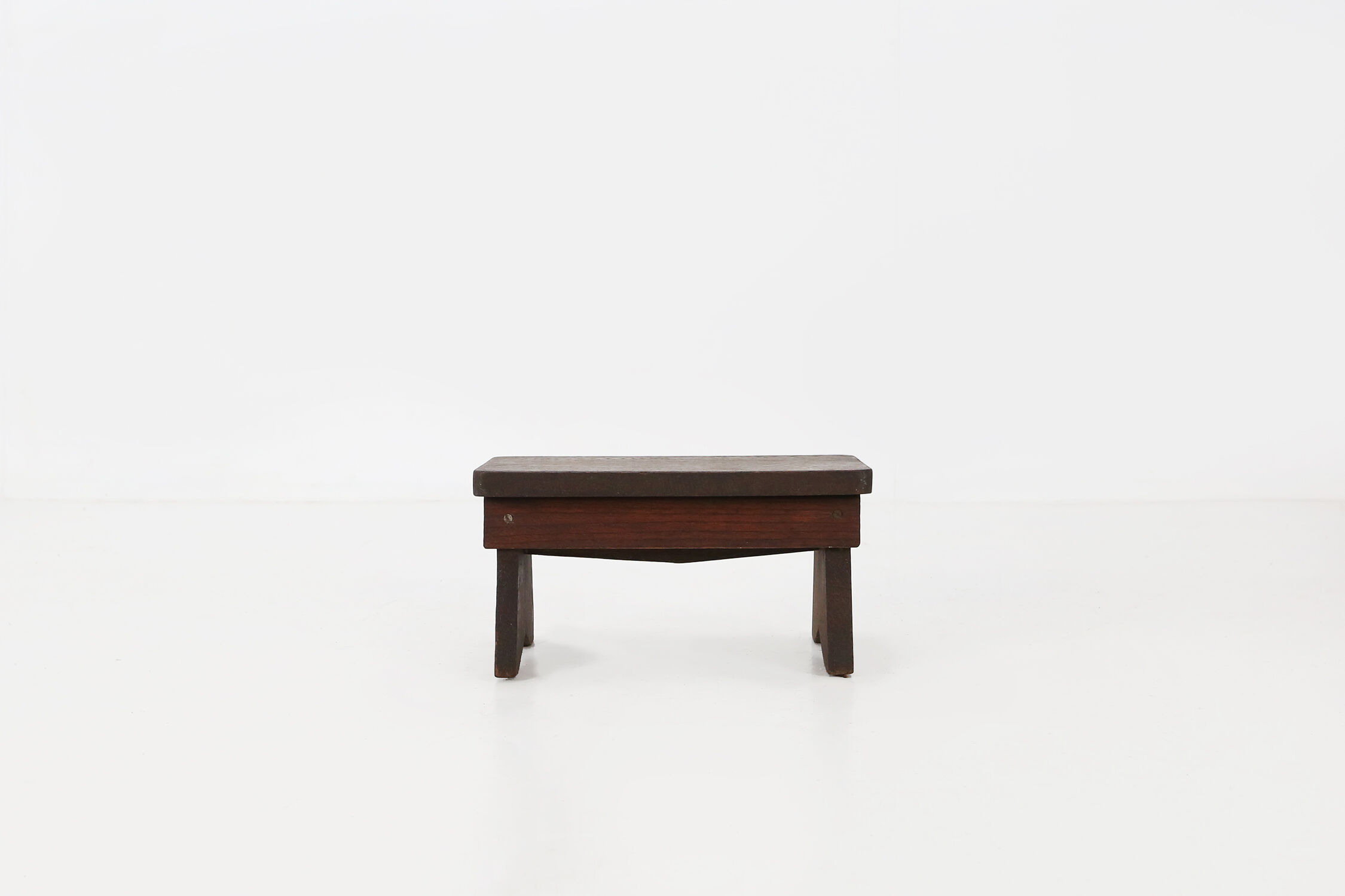 Wooden rustic stool Ca.1880