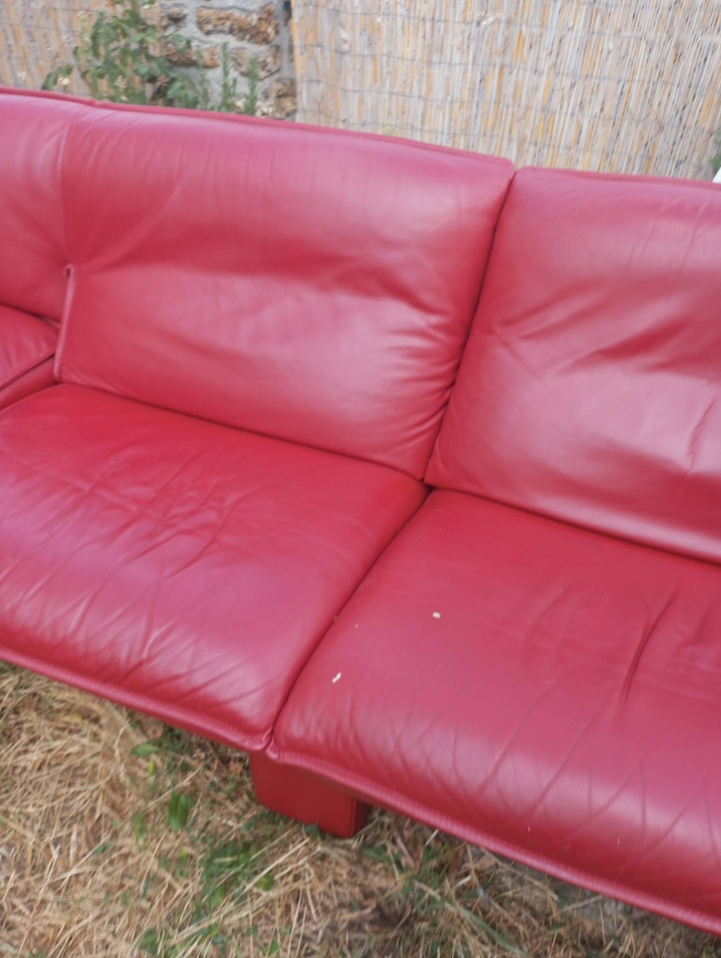 Italian 3-seater sofa in the style of Nicoletti Salotti.