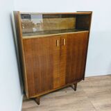 Vintage wooden display cabinet