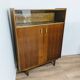 Buffet vitrine vintage en bois