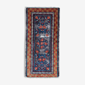 Chinese rug 1850 160 X 80 cm