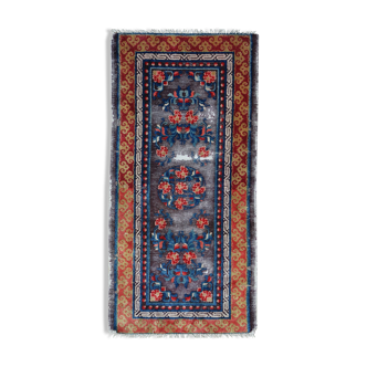 Chinese rug 1850 160 X 80 cm